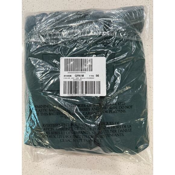 Victoria's Secret PINK M Ivy Fleece Campus Full-Zip Hoodie Deep Forest Aspen - Picture 5 of 6